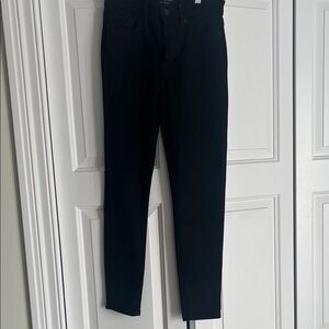Banana Republic Factory Black Faux Suede Pants